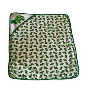 Carters Turtle Terry Cloth Baby Blanket Bedding Towel Newborn Kids Toddler